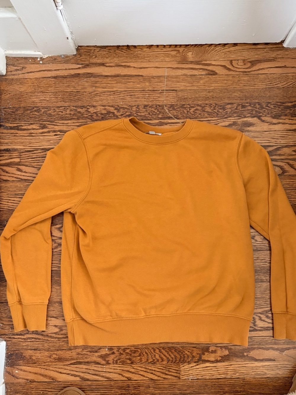 Men's Crewneck Sweatshirt - Mustard Yellow